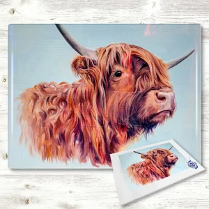 Young Coo, Glass Cutting Board by Scott McGregor