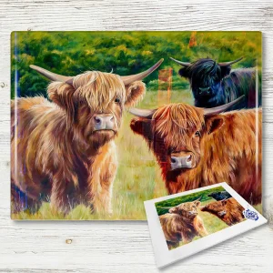 Brambles, Bracken and Nettles, Glass Cutting Board by Scott McGregor