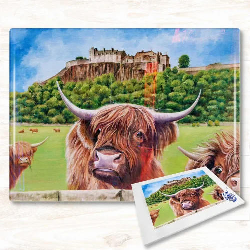 Stirling Castle, Glass Cutting Board by Scott McGregor