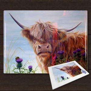 Summer Time, Glass Cutting Board by Scott McGregor