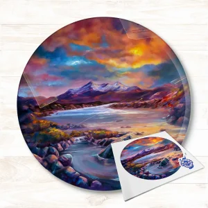 Sligachan, Glass Cutting Board by Scott McGregor