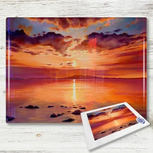 Still Waters, Glass Cutting Board by Scott McGregor