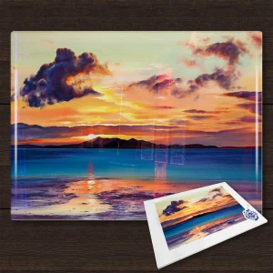 A Day at Rest, Glass Cutting Board by Scott McGregor