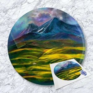 Glencoe Storm Brewing, Glass Cutting Board by Scott McGregor