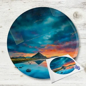 Buachaille Etive Mor, Glass Cutting Board by Scott McGregor