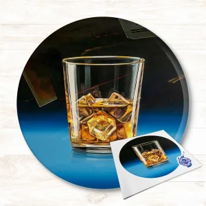 Cheers, Glass Cutting Board by Scott McGregor