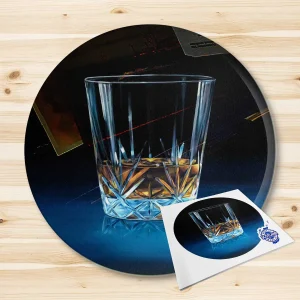 Crystal Dram, Glass Cutting Board by Scott McGregor