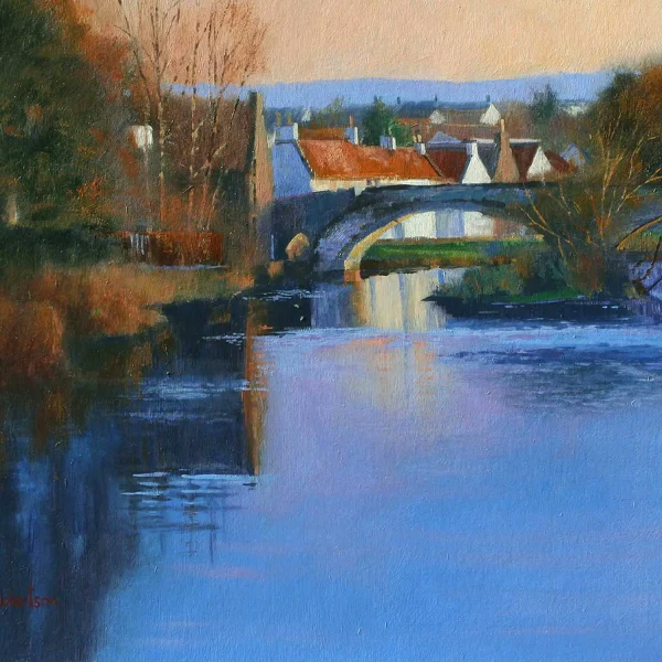 Still Water, Haddington, Greeting Card by Colin Robertson - Image 2