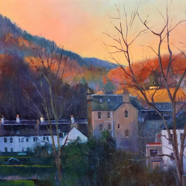 Autumn Evening, Dunkeld, Greeting Card by Colin Robertson - Image 2