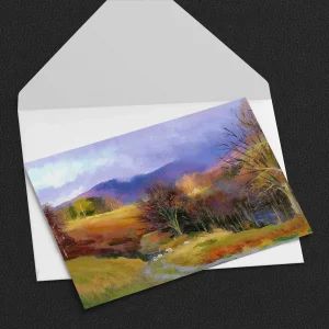 Bridge of Balgie, Glenlyon, Greeting Card by Colin Robertson