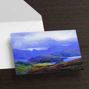 Approach of Winter, Kyle, Greeting Card by Colin Robertson