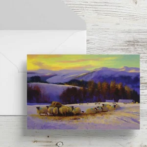 The Breakfast Guest, Glen Fender, Greeting Card by Colin Robertson