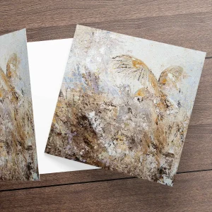 Barn Owl, Greeting Card by Charlotte Strawbridge