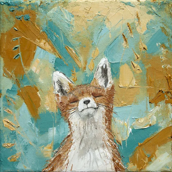 Fox Thoughts, Greeting Card by Charlotte Strawbridge - Image 2