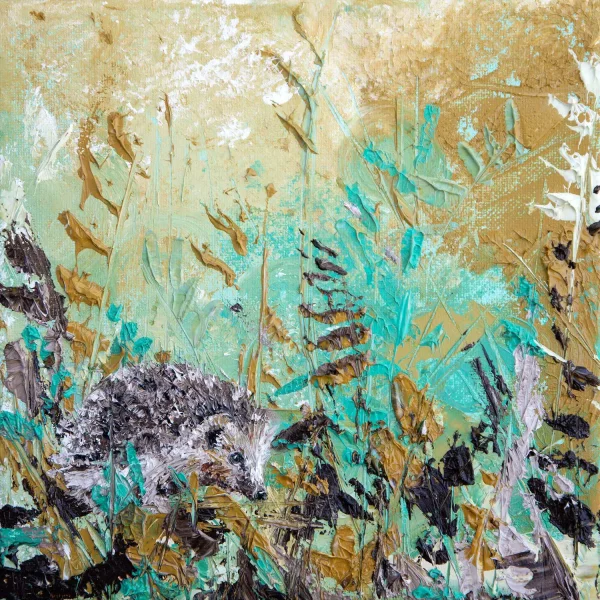 Hedgehog, Greeting Card by Charlotte Strawbridge - Image 2