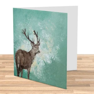 Morning Mist, Greeting Card by Charlotte Strawbridge