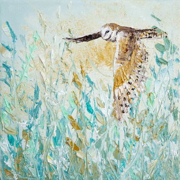 Over the Meadow, Greeting Card by Charlotte Strawbridge - Image 2