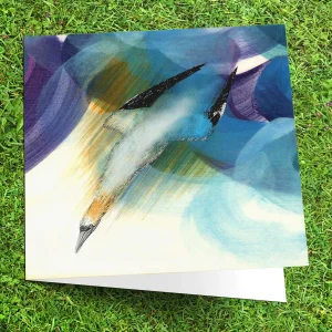 Diving Sula, Greeting Card by Esther Cohen