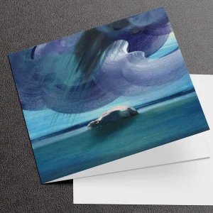 Black Cloud, Greeting Card by Esther Cohen