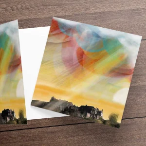 Stirling Castle Sunlight, Greeting Card by Esther Cohen