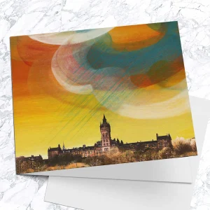 Glasgow University, Greeting Card by Esther Cohen