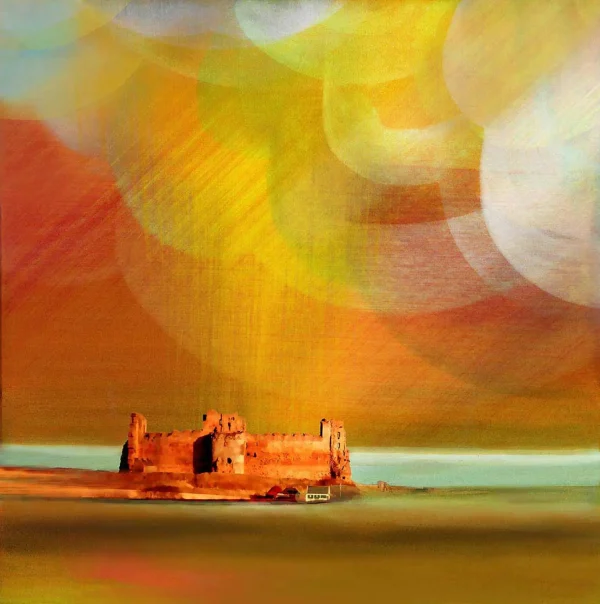 Tantallon Castle in Autumn, Greeting Card by Esther Cohen - Image 2