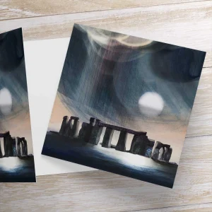 Winter Solstice, Greeting Card by Esther Cohen