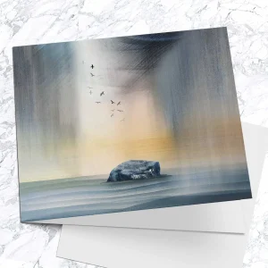Drift Bass, Canty Bay, Greeting Card by Esther Cohen