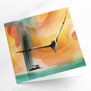 North Berwick Bass, Greeting Card by Esther Cohen