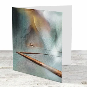 East Beach Bass, North Berwick Summer Sunset, Greeting Card by Esther Cohen