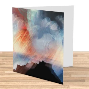 Edinburgh Castle, Greeting Card by Esther Cohen