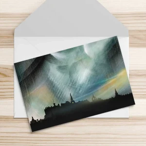 Stormy Skyline, Greeting Card by Esther Cohen