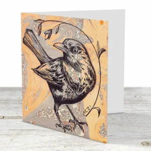 Blackbird, Greeting Card by Estelle Richardson