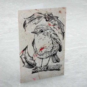 Robin, Greeting Card by Estelle Richardson