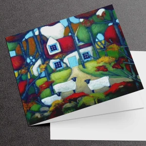 Autumn Woods, Greeting Card by Fiona Millar