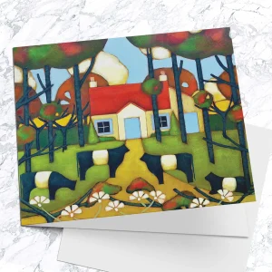 Galloway Autumn, Greeting Card by Fiona Millar