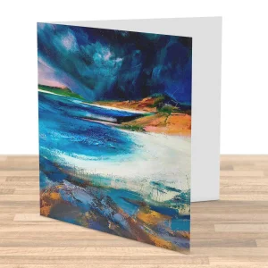 Three Beaches, Greeting Card by Fiona Matheson