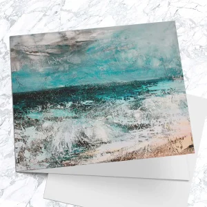 Sea Spray, Greeting Card by Fiona Matheson