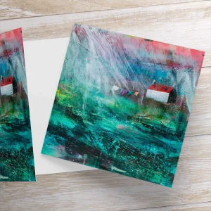 Waters Edge, Greeting Card by Fiona Matheson