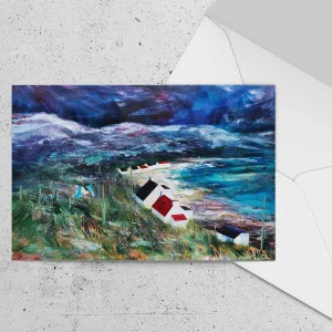 Blue Washing, Greeting Card by Fiona Matheson