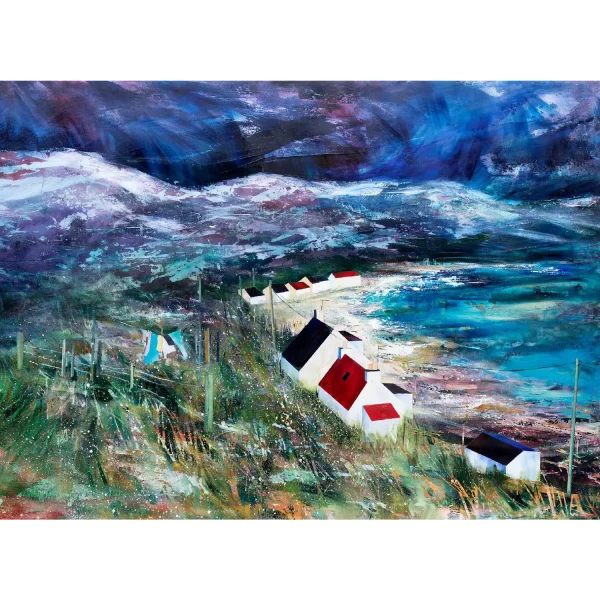 Blue Washing, Greeting Card by Fiona Matheson - Image 2