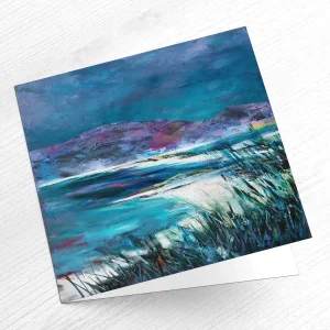Three Beaches II, Greeting Card by Fiona Matheson