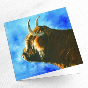 Princess Monica 29th of Corriemuckloch, Greeting Card by Hilary Barker
