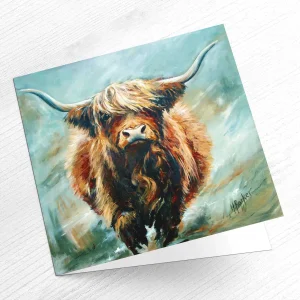 Coming for food, Greeting Card by Hilary Barker