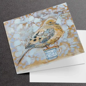 Golden Mourning, Greeting Card by Ingrid Nilsson