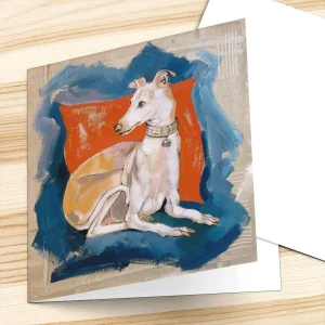 Contented, Greeting Card by Ingrid Nilsson