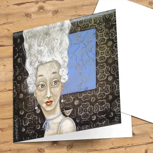 The Duchess, Greeting Card by Ingrid Nilsson