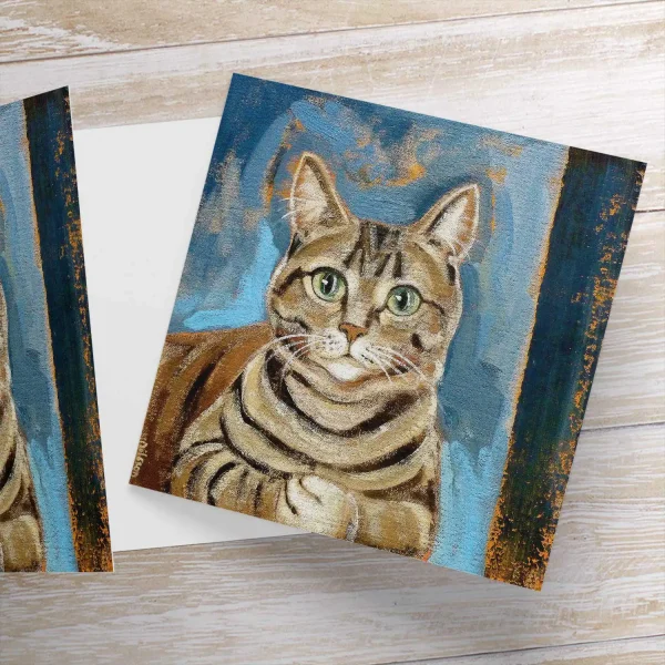 Bernards Stripes, Greeting Card by Ingrid Nilsson