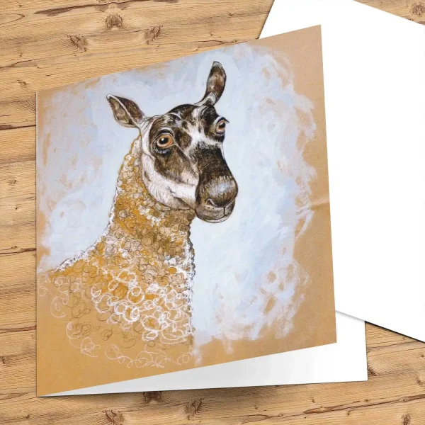 Bernadette, Greeting Card by Ingrid Nilsson