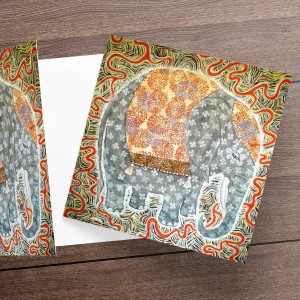 Beautiful Alluvium, Greeting Card by Ingrid Nilsson